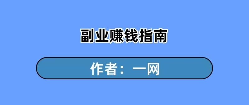 一网送福利：副业赚钱指南，限时领取-88副业网