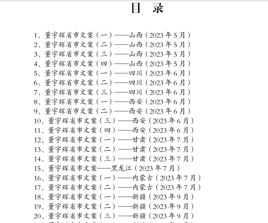董宇辉小作文更新（30篇）董宇辉省市小作文集-资源库社区-六库全书-88副业网