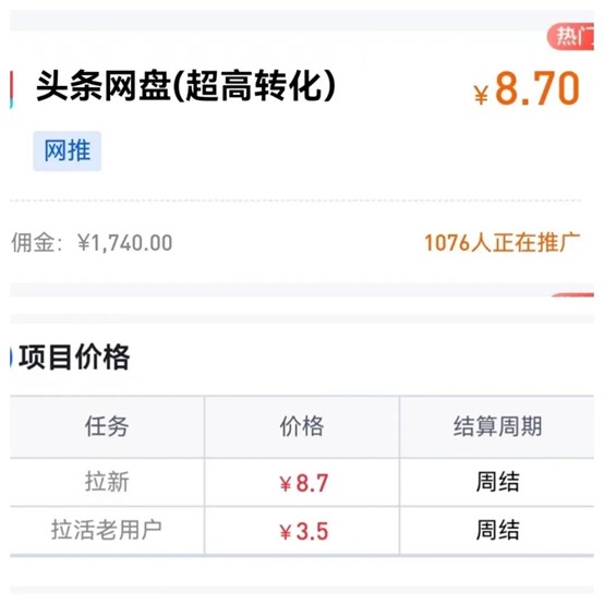 图片[4]-网盘拉新项目，一单8.7，分享就能赚钱，人人可做！