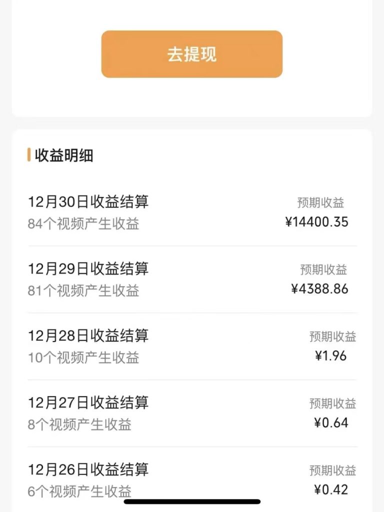 视频号分成计划，拆解爆款，复制爆款，两天变现2万多-商机库社区-六库全书-88副业网
