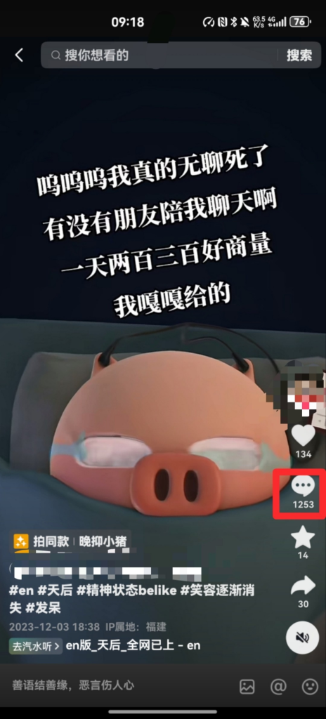 抖音引流爆款模版-特效猪视频-引流库社区-六库全书-88副业网
