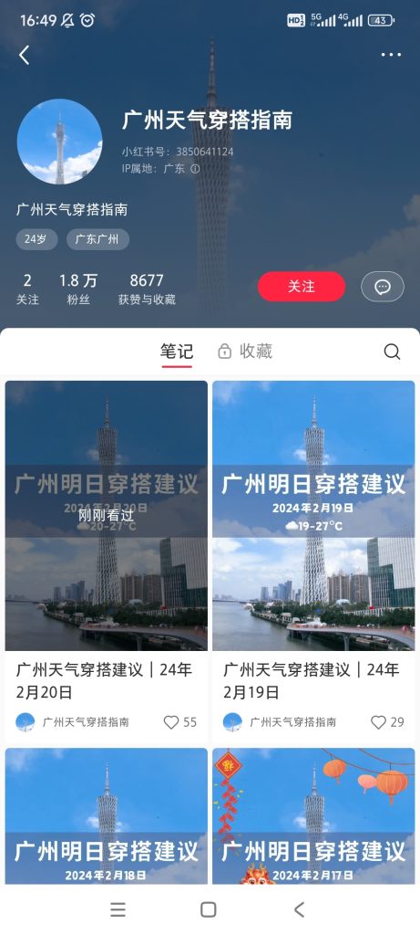 小红书案例：天气穿搭-案例库社区-六库全书-88副业网