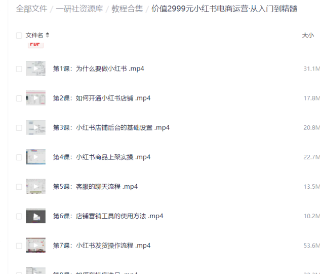 价值2999元小红书电商运营·从入门到精髓-88副业网