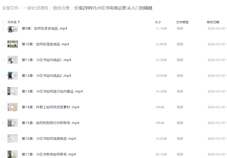 价值2999元小红书电商运营·从入门到精髓-88副业网