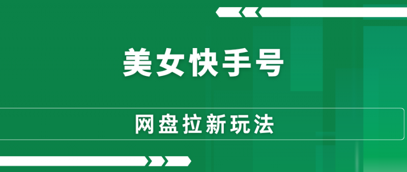 【网盘拉新】快手美女号玩法,AI工具助力,无脑操作(附教程 )-88副业网